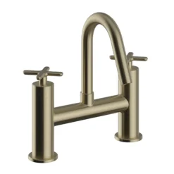 Heritage Salcombe Bath Filler - Brushed Brass