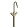 Heritage Salcombe Tall Basin Mixer - Brushed Brass 2 Heritage Salcombe Tall Basin Mixer - Brushed Brass -Roc Bathroom Furni Store tsacbbt04
