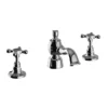 Heritage Trinity 3 Hole Basin Mixer With Pop-up Waste - Chrome 2 Heritage Trinity 3 Hole Basin Mixer With Pop-up Waste - Chrome -Roc Bathroom Furni Store ttrcc06