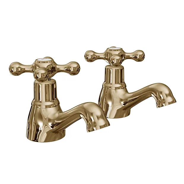 Victoria Gold Traditional Bath Taps 3 Victoria Gold Traditional Bath Taps