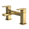 Venice Cubo Brushed Brass Bath Filler 2 Venice Cubo Brushed Brass Bath Filler -Roc Bathroom Furni Store ven308s l