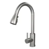 Venice Modern Kitchen Mixer Tap With Swivel Spout & Pull Out Spray - Brushed Steel 1 Venice Modern Kitchen Mixer Tap With Swivel Spout & Pull Out Spray - Brushed Steel -Roc Bathroom Furni Store venkt262 l