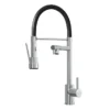 Venice Chrome Kitchen Sink Mixer With Smooth Rubber Hose And Flexi Spray 2 Venice Chrome Kitchen Sink Mixer With Smooth Rubber Hose And Flexi Spray -Roc Bathroom Furni Store vnksm386 d1
