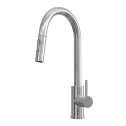 Venice Chrome Kitchen Sink Mixer With Pull-Out Hose And Spray Head -Roc Bathroom Furni Store vnksm452 d1