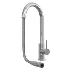 Venice Chrome Kitchen Sink Mixer With Pull-Out Hose And Spray Head