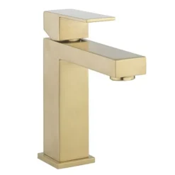 Crosswater Verge Basin Mono Basin Mixer Brushed Brass