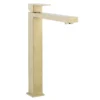 Crosswater Verge Tall Monobloc Basin Mixer Brushed Brass 1 Crosswater Verge Tall Monobloc Basin Mixer Brushed Brass -Roc Bathroom Furni Store vr112dnfl