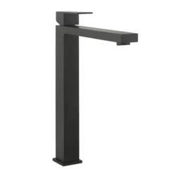 Crosswater Verge Tall Monobloc Basin Mixer Matt Black