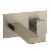Crosswater Verge Wall Mounted (2TH) Basin Mixer Stainless Steel Effect -Roc Bathroom Furni Store vr121wnv lrg