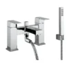 Crosswater Verge Bath Shower Mixer With Shower Kit Chrome 2 Crosswater Verge Bath Shower Mixer With Shower Kit Chrome -Roc Bathroom Furni Store vr422dcl