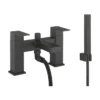 Crosswater Verge Bath Shower Mixer With Shower Kit Matt Black -Roc Bathroom Furni Store vr422dml