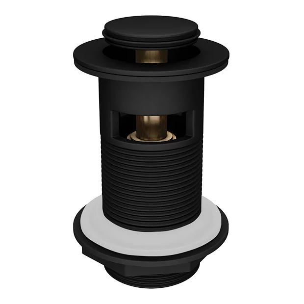 Valencia Matt Black Waterfall Basin Mixer Tap + Waste 5 Valencia Matt Black Waterfall Basin Mixer Tap + Waste - Image 3