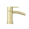 Valencia Brushed Brass Waterfall Bath Shower Mixer Incl. Shower Kit 1 Valencia Brushed Brass Waterfall Bath Shower Mixer Incl. Shower Kit -Roc Bathroom Furni Store vwft3bb d5