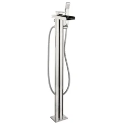 Crosswater - Water Square Floor Mounted Freestanding Bath Shower Mixer -Roc Bathroom Furni Store ws415fc l