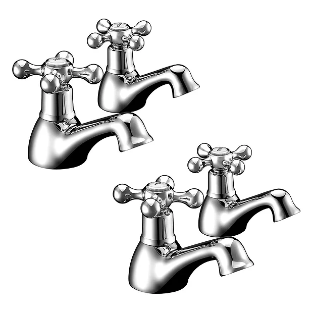Nuie Viscount Range Bath & Basin Taps - Chrome 3 Nuie Viscount Range Bath & Basin Taps - Chrome