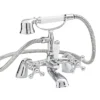Nuie Viscount Range Bath Shower Mixer With Small Handset - Chrome -Roc Bathroom Furni Store x384 n l