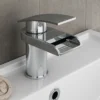 Zen Waterfall Cloakroom Mono Basin Mixer 2 Zen Waterfall Cloakroom Mono Basin Mixer -Roc Bathroom Furni Store zenwaterfallcloakroommonobasinmixerwithwasted3